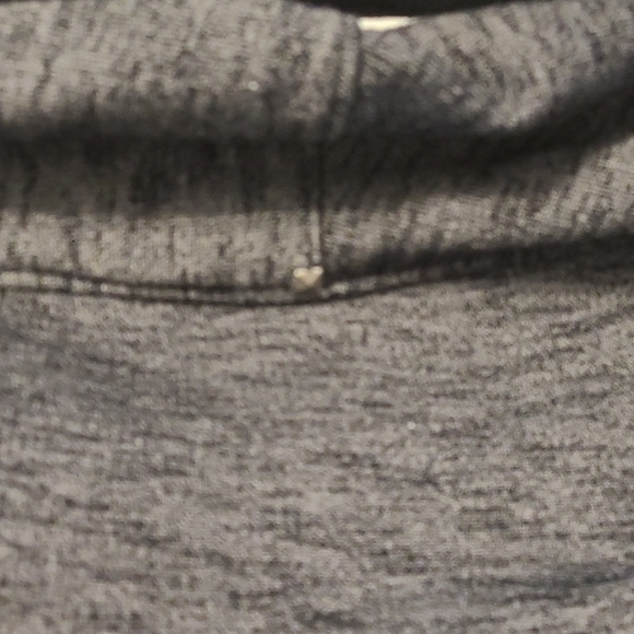 Seductions Cowl neck dark Gray cozy 95% cotton Cardigan - Picture 4 of 4